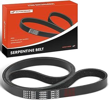 A-Premium 6PK1763 Serpentine Drive Belt Compatible with Chevrolet, Dodge, Ford, Jeep, Volkswagen, Chrysler & Buick Cars - Jetta, Golf, Town & Country, Wrangler, Sebring, Avenger, Journey, Regal & More