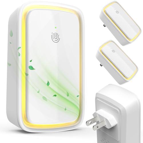 Plug In Air Ionizers Negative Ion Technology Air Purifier for Home & Office, Quiet Negative Ion Air Freshener for Small Rooms, Bedrooms, Living Rooms, 4-Pack