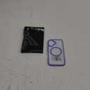 FNTCASE for iPhone 16 Phone Case: Clear Magnetic Military Grade Drop Protection Anti Yellowing Slim Case - Rugged Shockproof Protective Transparent Cell Phone Cover (D-Ultramarine Magnetic)