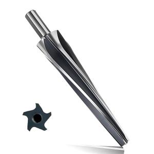 7 Degree Ball Joint Tapered Reamer 1-1/2 Per Foot Taper M2 6542 High-Speed Tool Steel, Universal Reamer Tie Rod Drill Bit for Automotive & Construction Precise & Durable with Easy Grip Design