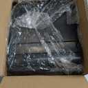 TRZZ 5-1, Tier Small Shoe Rack Organizer, Plastic, Black