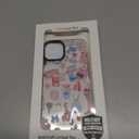 for iPhone 14 Case, Coastal Romance Collage Pattern with Pink Motifs, Military-Grade Drop Protection, Trendy Glamorous Soft Slim TPU Protective & Camera Protection for Women Girls