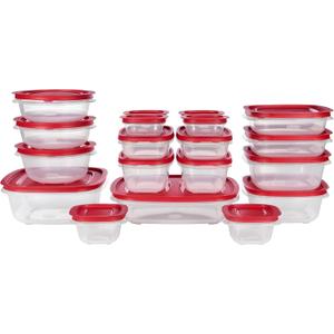 Rubbermaid EasyStore Containers, 38-Piece Set, Food Storage Containers, Food Storage Containers with Lids