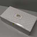 BTaT- Cappuccino Cups with Saucers 7 oz, Set of 6, White Porcelain Coffee Cup and Saucer Set for Latte with Golden Trim Design, Dishwasher Safe, Mocha, Tea, Au Lait, Flat White