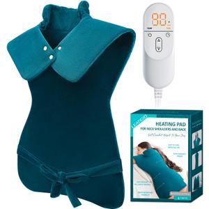 Heating Pad for Back, Valentines Day Gifts for Her, Extra Large Heat Pad for Full Body Relax, Electric Heated Wrap for Neck Shoulders, Anniversary & Birthday Gifts for Women Mom Grandma Sister Wife (Green)