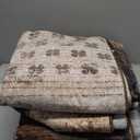 Modern Geometric Patchwork Indoor Area Rug for Living Room, Chocolate 6'x 9' Large Rug Rockwood Collection Hardwood Floors Decor for Bedroom, Brown Throw Carpet for Office Entryway Dining Room