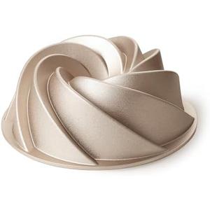 CAROTE Nonstick Fluted Cake Pans, Bake Unique Cakes, Non-stick Coating Easy Release (Windmill pan)