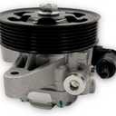 Power Steering Pump with Pulley Fits 2003-2007 for Honda Accord EX/LX/DX/SE 2.4L, 21-5341