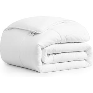 UGG Danielle Full/Queen Comforter Duvet Insert Cooling Lightweight Down Alternative Hypoallergenic Washable Quilted Fluffy Comforter Blanket with Corner Tabs for Duvet Cover, Full/Queen, Bright White