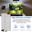Filter D Cartridges Replacement for Imagitarium Aquarium Fish Tank Filter, Aquarium Coconut Carbon Cartridge Filter Compatible with Imagitarium Aquariums Type D Filter Cartridges 4 Pack