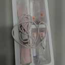 TEETHEORY Rotating Electric Toothbrush for Adults with 8 Brush Heads (2 Types), 4 Modes Deep Clean Electric Toothbrush with Rechargeable Power and 2 Min Smart Timer (2- Cherryblompink, p1)