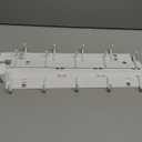 Over The Door Hooks for Hanging-14 Hook Over Door Hanger,Towel Rack for Bathroom,Over Door Organizer (14 Hook, White)