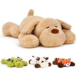 Mushymallow Weighted Dog Stuffed Animal Soft Weighted Plushes Cute Dog Plush Toy Birthday for Boys Girls Kids Adults (20" 3.3 lbs)