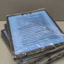 HAP603 H13 True HEPA Replacement Filter Compatible with ECOSELF HAP603 Air Cleaner Purifier, 3-in-1 Filter of HEPA and Activated Carbon Filters, 4 Packs, Blue