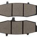 Brake Pads Front and Rear Raplacement for Kawasaki Vulcan 1500 VN1500/Vulcan 1600 VN1600 Classic/Vulcan 1600 VN1600 Nomad/Vulcan 1700 VN1700/Vulcan 900 VN900/Versys 650 KLE 650