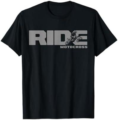 Ride Dirt Bike Motocross Apparel - Motocross Dirt Bike T-Shirt  L