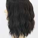 Topcosplay Men Wigs Black Short Curly Hair Funny Wigs for Man Halloween Costume Party Wig
