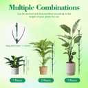 10pcs Stackable Monstera Plant Support,Plant Stakes for Indoor and Outdoor Plants Use,for Garden Stakes for Pothos, Philodendron & Vine Plants