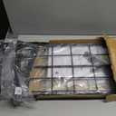 FLEXIMOUNTS 2-Pack 1x4ft 12-inch-by-48-inch Wall Shelf Garage Storage Rack Wall Mounted Floating Shelves, Black