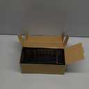 Cisily Sponge Holder for Kitchen Sink, Sink Caddy Organizer with High Brush Holder, Kitchen Countertop Organizers and Storage Essentials, Rustproof 304 Stainless Steel (Black, 9.25)