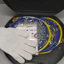 Auto Tightening Snow Chains Tire Chains For Cars Suv Pickup Trucks - Auto Tightening 1 Min Quick Fit AND Easy Installation, Reusable Universal Emergency Traction Snow Chains - Set of 2HKN140