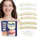 Tooth Repair KitTemporary Natural Shade for Filling The Gap, Moldable Thermal Beads Replacement Kit Replace The Missing or Broken Tooth-6PCS-AK01