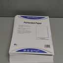 PrintWorks Professional 3 Part Perforated Paper 8.5 x 11 - Perfect for W-2, 1099, & Statement Use - Made in The USA - 500 Sheets - 20 lb - Printer Compatible - White (04120)
