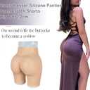 Dabron Silicone Butt Lift Pants Fake Buttock Pants Butt Hip Enhancer pants for Women or Men (L)