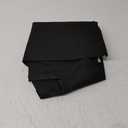 BENECREAT 10FT 15.75 Inch Wide Black Felt Roll Craft Felt Nonwoven Fabric Sheets(0.9mm Thick) Great Felt for Crafts, Patchwork Sewing, Costumes
