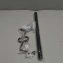 Modern Black Curtain Rods for Windows 16 to 28 Inches Adjustable Length Heavy Duty 1" Diameter Window Curtain Rod with Decorative Finials for Outdoor Farmhouse Bedroom Kitchen Living Room