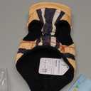 SCENEREAL Winter Dog Vest Coat with Harness Built in, Warm Puppy Jacket for Small Medium Dogs, Cold Weather Coat with Zipper, Fleece Puffer Vest Windproof Snow Clothes, Beige Plaid S