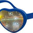 Heart Effect Diffraction Sunglasses - Festival Party Rave Light Accessories With UV400 Protection