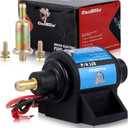 CarBole Micro Electric Gasoline Fuel Pump Universal 5/16 inch Inlet and Outlet 12V 1-2A 35GPH 4-7 P.S.I.