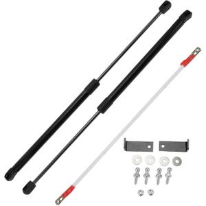 Lift Supports Struts for Honda CR-V 2017-2022 Front Hood Gas Spring Black with Connecting Wire,Mounting Bracket,Gasket 2Set