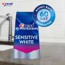 Crest 3D Whitestrips Sensitive White Teeth Whitening Kit, 18 Treatments, Each with 1 Upper/1Lower, 36 Strips Crest 3DWhite Teeth Whitening Strips