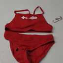 BLARIX Womens Guard Swimsuit 2 Piece (Medium, Red)