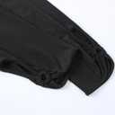 PRSFPN Womens Summer Casual Capri Leggings High Stretch Yoga Skinny Pants Comfortable Leggings for Workout (Black, XXL)