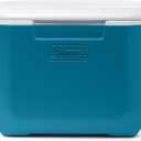 Coleman Chiller 9/16/30/48/60qt Cooler with Ice Retention, Leak Resistant, Great for Camping, Concerts, Sports, and More (Ocean Blue)