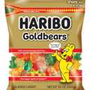 HARIBO Gummi Candy, Original Goldbears, 10 oz. Stand Up Bag (Pack of 8) (EXP 01/31/27)