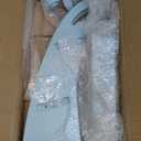 Wooden 2 Step Stool for Kids Bathroom Sink Foldable Anti-Slip 2-Step for Toilet Potty Training, Child Stepping Stool for Kitchen Nursery Bedroom, Sturdy Non Slip Adult Stool for Closet Blue