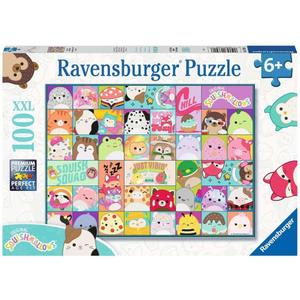 Ravensburger Kinderpuzzle 13391 - Viele bunte Squishmallows - 100 Teile Squishmallows Puzzle fr Kinder ab 6 Jahren