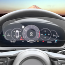 SXCY for 2024 2025 Porsche Cayenne Accessories 2024 2025 Cayenne Dashboard Screen Protector 12.6 Inch 2025 Cayenne Instrument Screen Protector[2PCS 4H Nano]