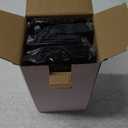 100 Count Black Plastic Forks, Heavy Duty Disposable Cutlery, Black Silverware Plastic Utensils for Party, Birthday, Wedding