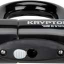 Kryptonite Evolution Bike Disc Lock, Small U-Lock 14mm Shackle with Keys, Heavy Duty Anti-Theft Bicycle Lock, High Security Mini for Powersports Motorcycles E-Bikes Scooters