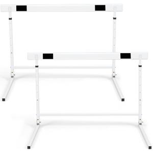 Adjustable Height Hurdles from 27 to 42 Inch Foldable Track and Field Equipment Jumping Speed and Agility Training Hurdle for Track Soccer Athletic Basketball Courses Drills