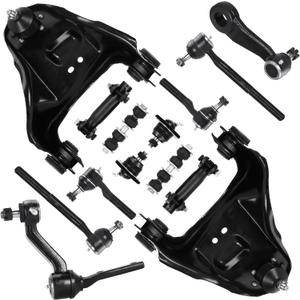 14 Pcs 4WD Front Suspension Kit Upper Control Arms for Chevrolet Blazer S10, for Chevy Blazer 98-05, GMC Sonoma 98-04, Jimmy 98-01, Oldsmobile Bravada 99-01, K640176 K90355 K90357 K90715