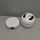 Ultrasonic Retainer Cleaner Machine, 42kHz Professional for Dentures, Aligners, Mouth Guards, Jewelry - IPX7 Waterproof Durable Removable Base and Top Cover, 3 Timer Settings, Quiet White