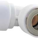 Whale Quick-Connect Plumbing Connector - Double-Gripper Design - for Hot and Cold Water