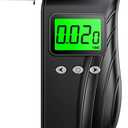 Breathalyzer, Breathalyzers for Alcohol with LCD Digital, Display Alcohol Breathalyzer Tester for Home Use, Portable Breathalyzer with 10 Mouthpieces and Carrying Case
