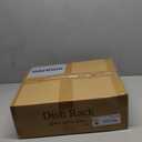 SNTD Dish Drying Rack, Expandable Dish Rack for Kitchen Counter, Stainless Steel Dish Drainer with Drainboard Set and Utensil Holder (Black)